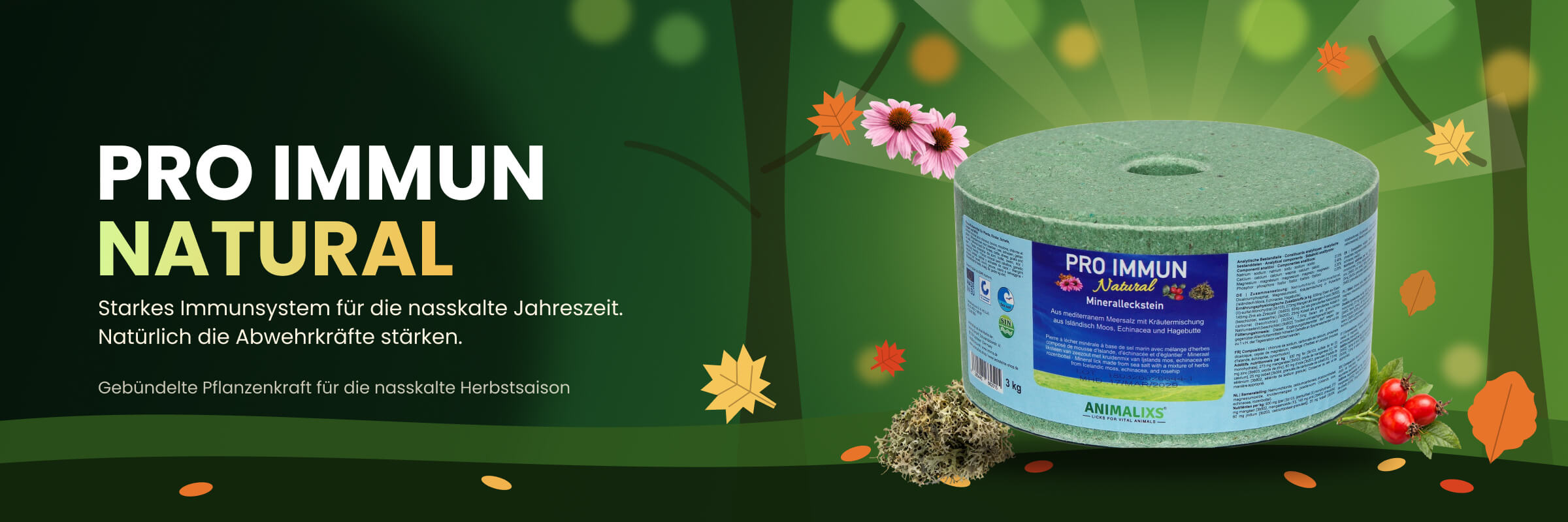     PRO IMMUN Natural Mineralleckstein, 3kg