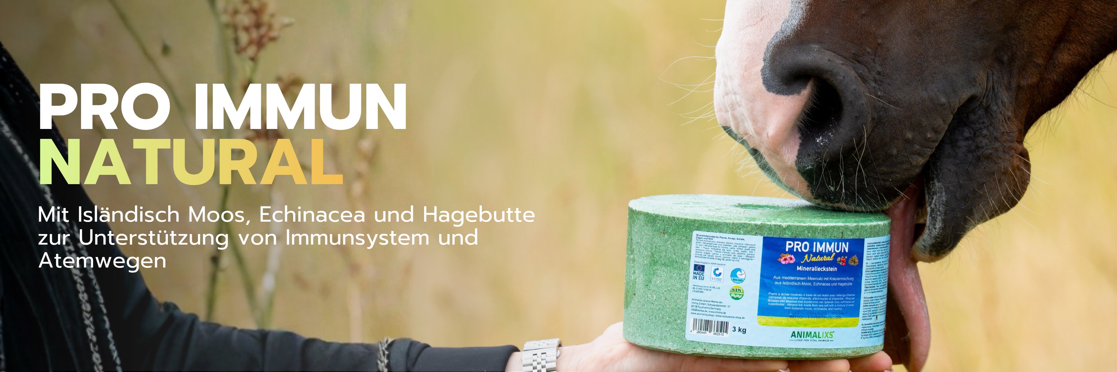     PRO IMMUN Natural Mineralleckstein, 3kg